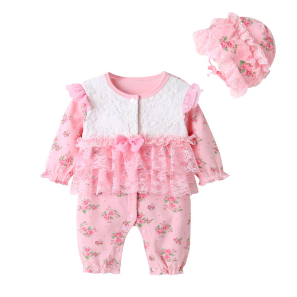 Baby girl baby onesies - Image 4