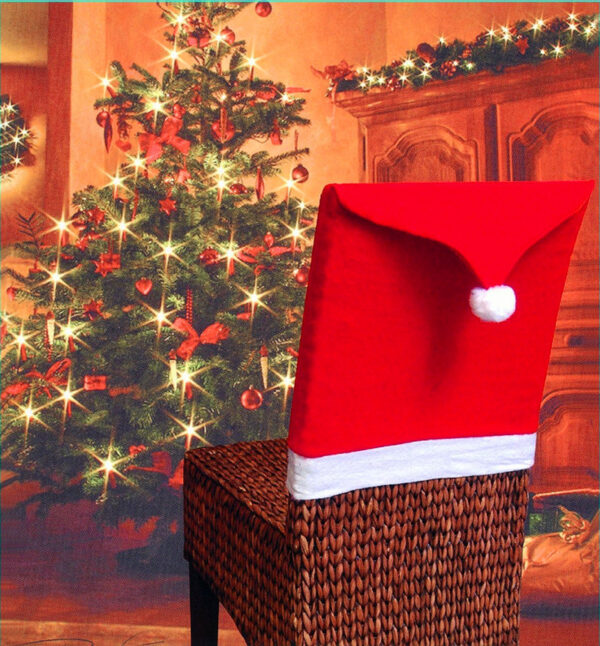 High quality Christmas Chairs Set Christmas goods table decorated Christmas hat in large quantities - Image 6