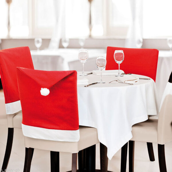 High quality Christmas Chairs Set Christmas goods table decorated Christmas hat in large quantities - Image 3