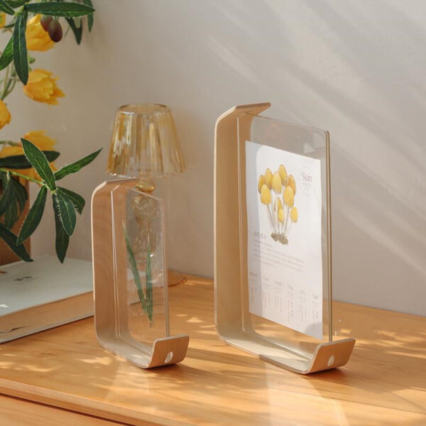 Acrylic Wooden Photo Frame Herbarium Display Frame Calendar DIY Frame Photo Frames For Wedding Party Picture Frame Photo Decor - Image 3