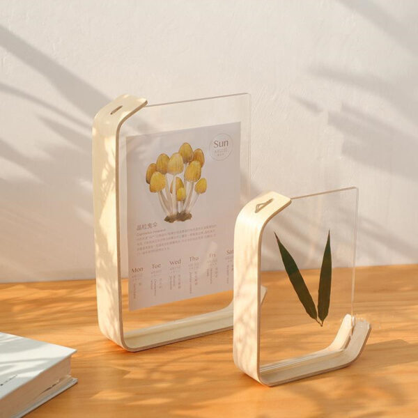 Acrylic Wooden Photo Frame Herbarium Display Frame Calendar DIY Frame Photo Frames For Wedding Party Picture Frame Photo Decor - Image 4