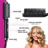 New 2 In 1 Hair Straightener Hot Comb Negative Ion Curling Tong Dual-purpose Electric Hair Brush - Image 4